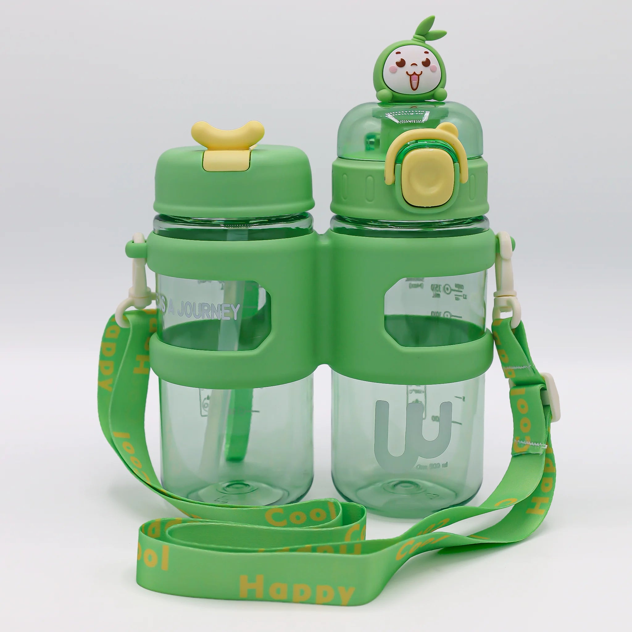 2-in-1 Round Water Bottle 500 ML