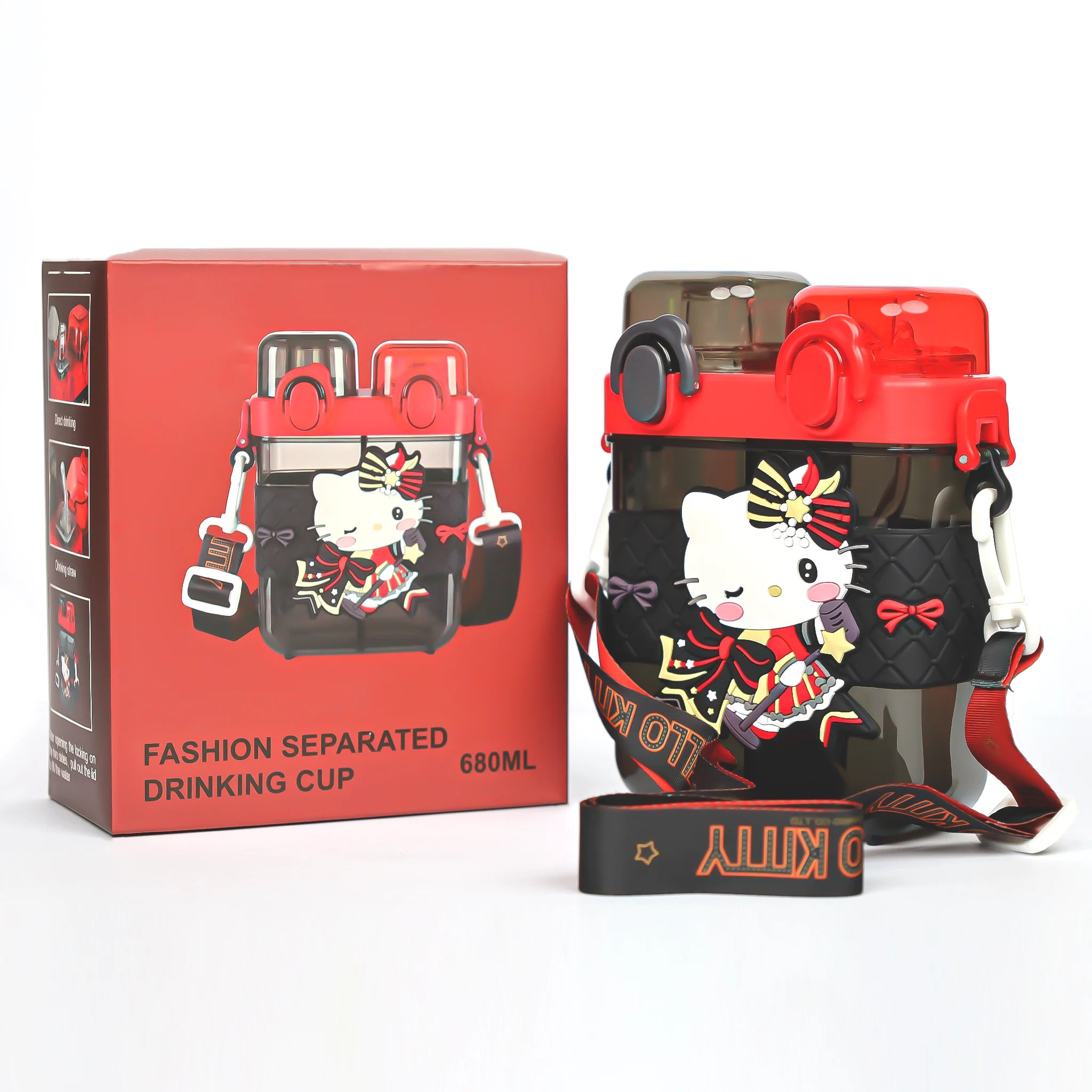 2 in 1 Water Bottle 680 ML