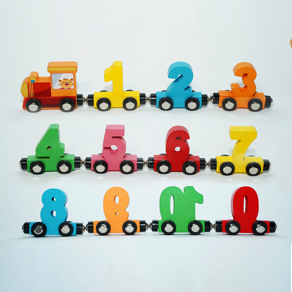 Magnetic Wooden Train For Kids