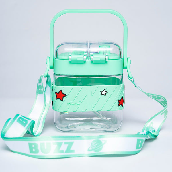 Dual Water Bottle with handle Green ( Buzz) 500ml