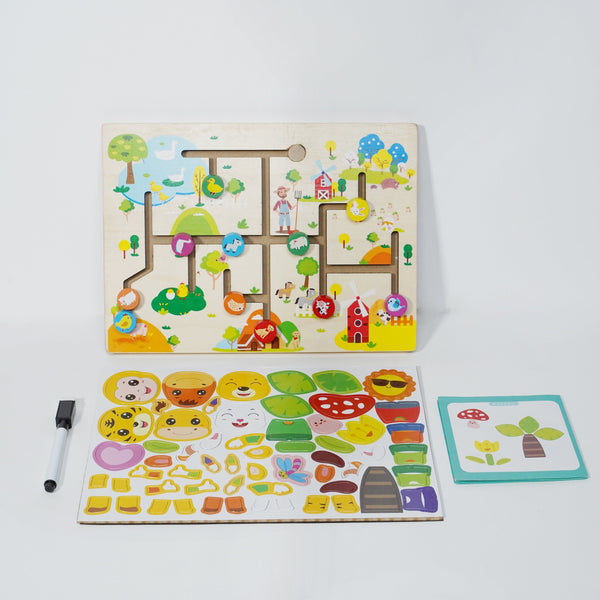 Logical Thinking Puzzle Drawing Board