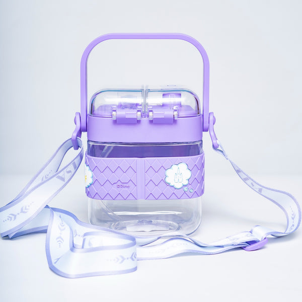 Dual Water Bottle with handle Purple(Flsa) 500ml