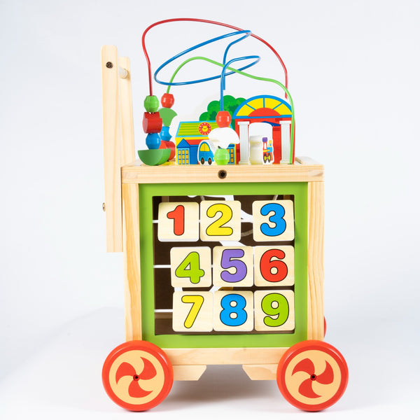 Wooden Multifunctional Busy Toy